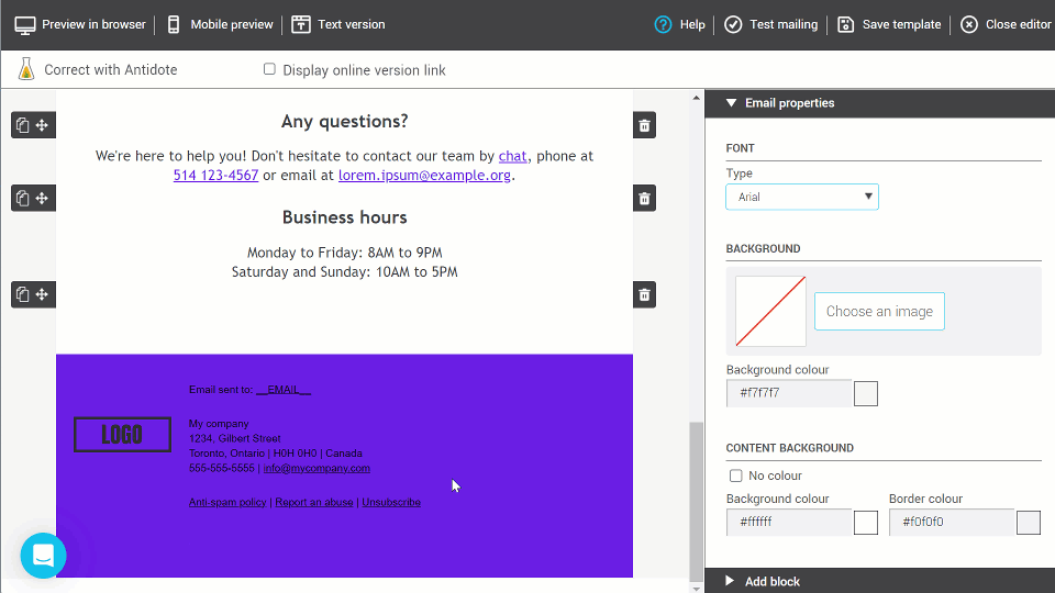 customize-color-and-font-of-text-and-links