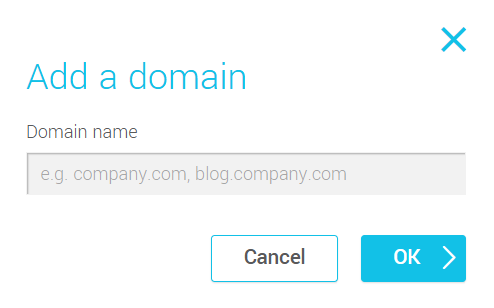 Add a domain