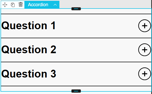 Accordion block