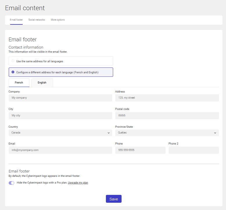Add your email adress